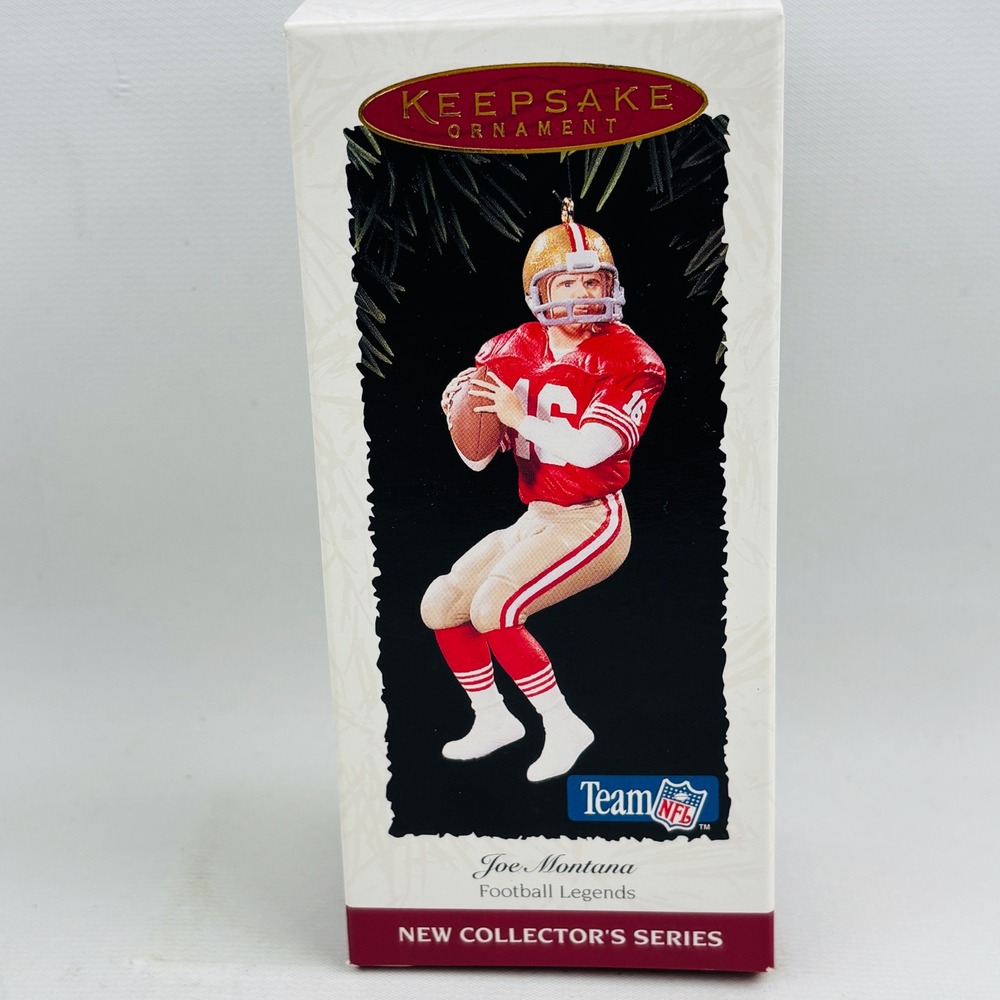 Hallmark Joe Montana Football‎ Legends Ornament 1995 San Francisco 49ers NFL